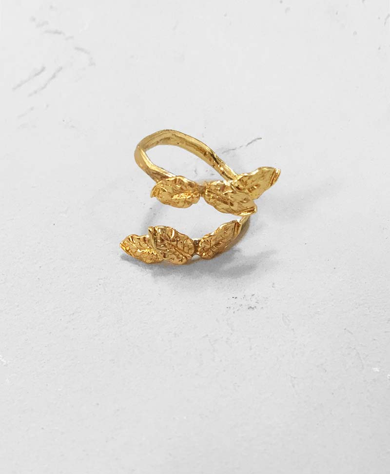 Lygia Medium Ring vergoldet - verstellbar - Elise Tsikis - clomes