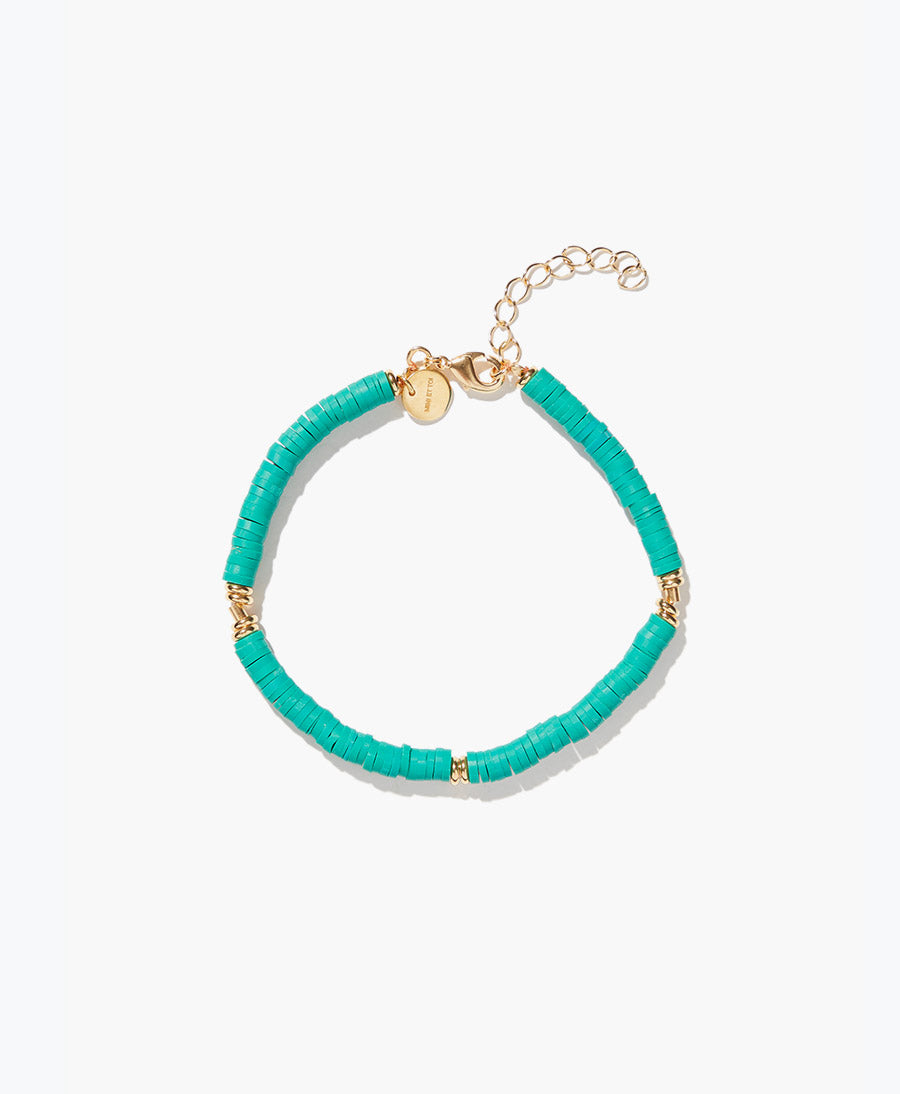 Farbiges Bracelet Türkis - Hannah