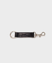 Schlüsselanhänger mit Karabiner Park in Schwarz Silber