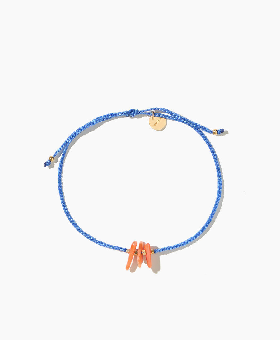 Farbiges Bracelet - Nash - Blau