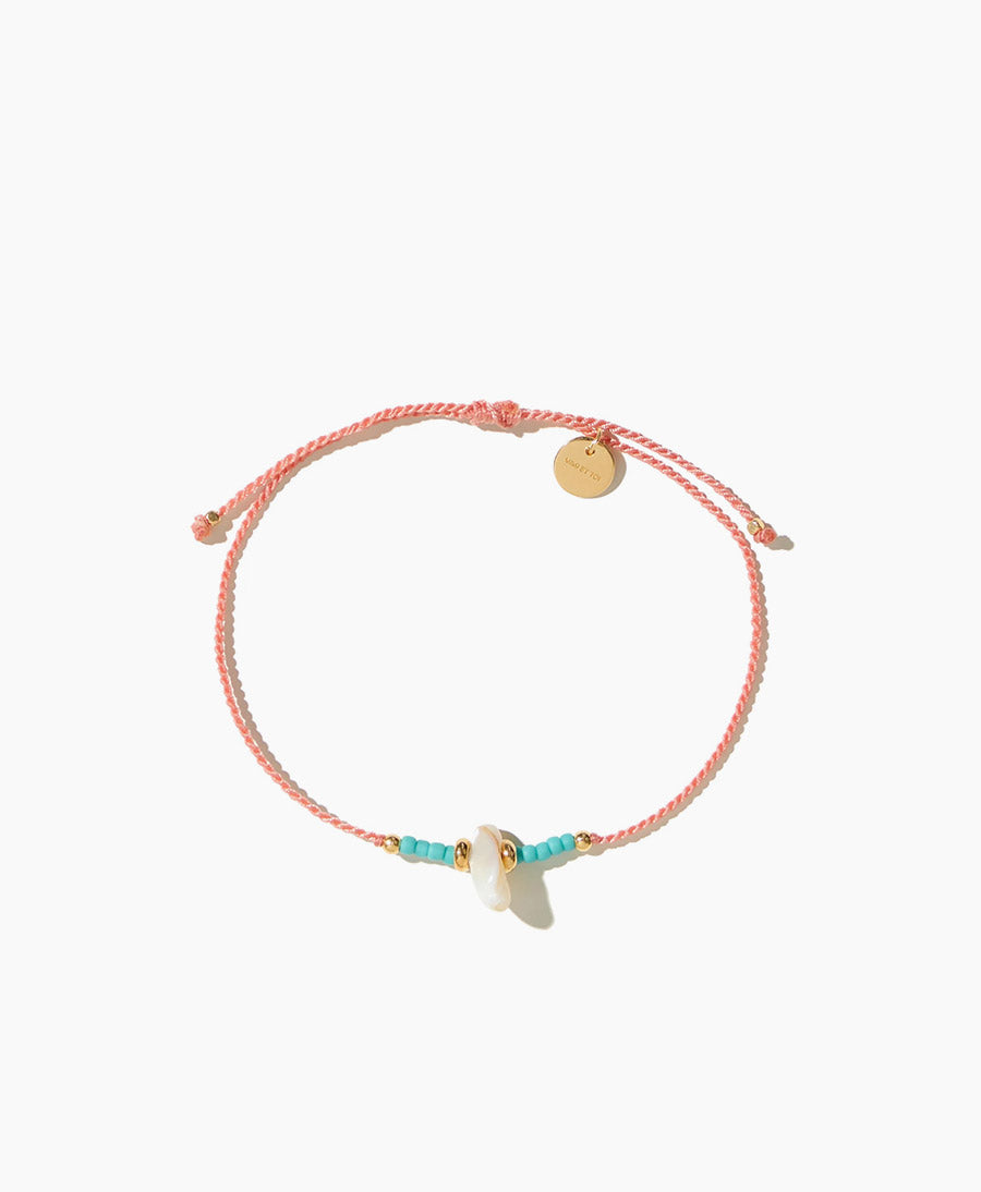 Farbiges Bracelet - Owen - Rosa