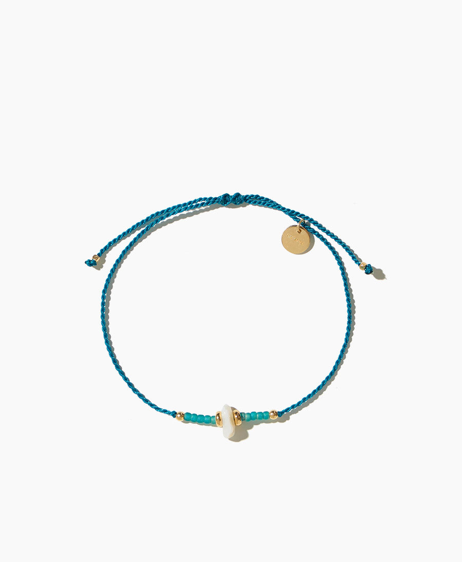 Farbiges Bracelet - Owen - Petrol