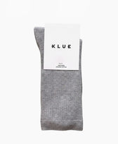 Socken Baumwolle Feine Streifen Klue in Hellgrau