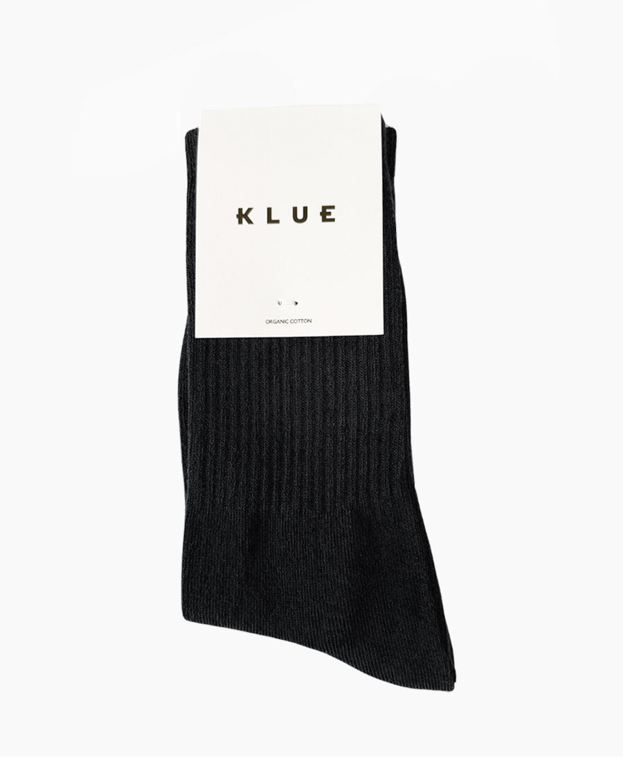 Tennis Sportsocken Bio-Baumwolle - Schwarz