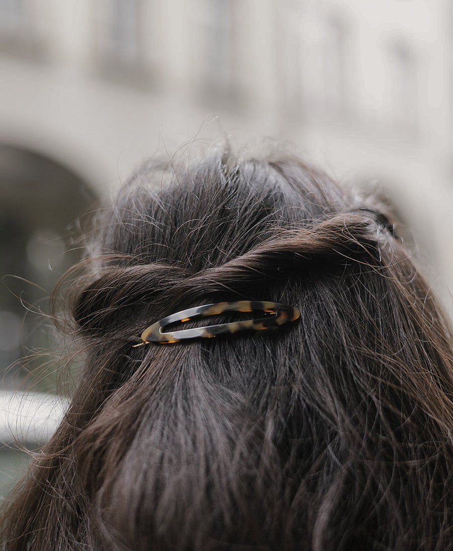Haarclip FELICITA aus Acetat - Tortoise