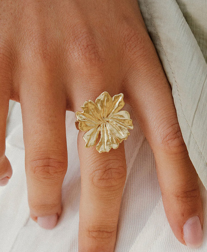 Adonis Fingerring vergoldet