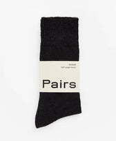 Socken Alpaka Pairs in Schwarz