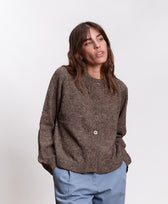 Strickjacke Cardigan ANDES Jungle Folk in Taupe