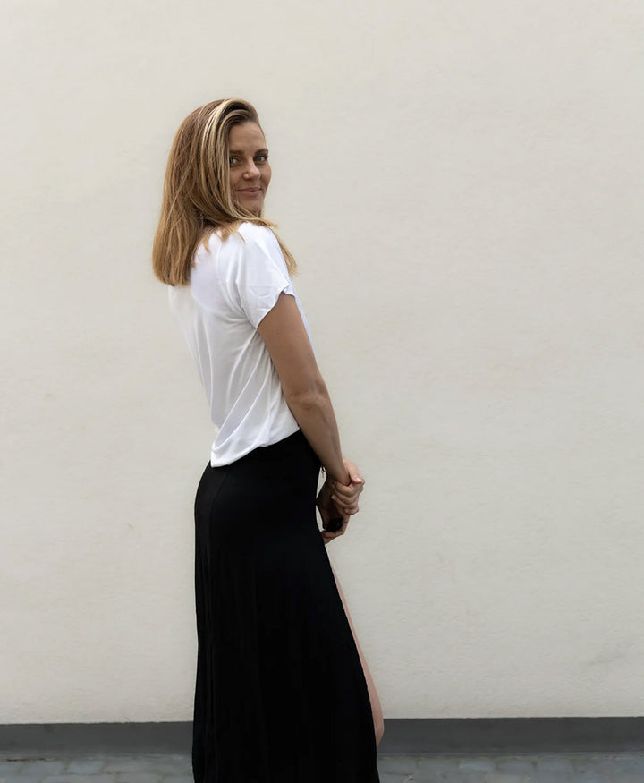 T-Shirt BALI aus Tencel - Weiss