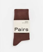 Socken Bambus Pairs in Braun