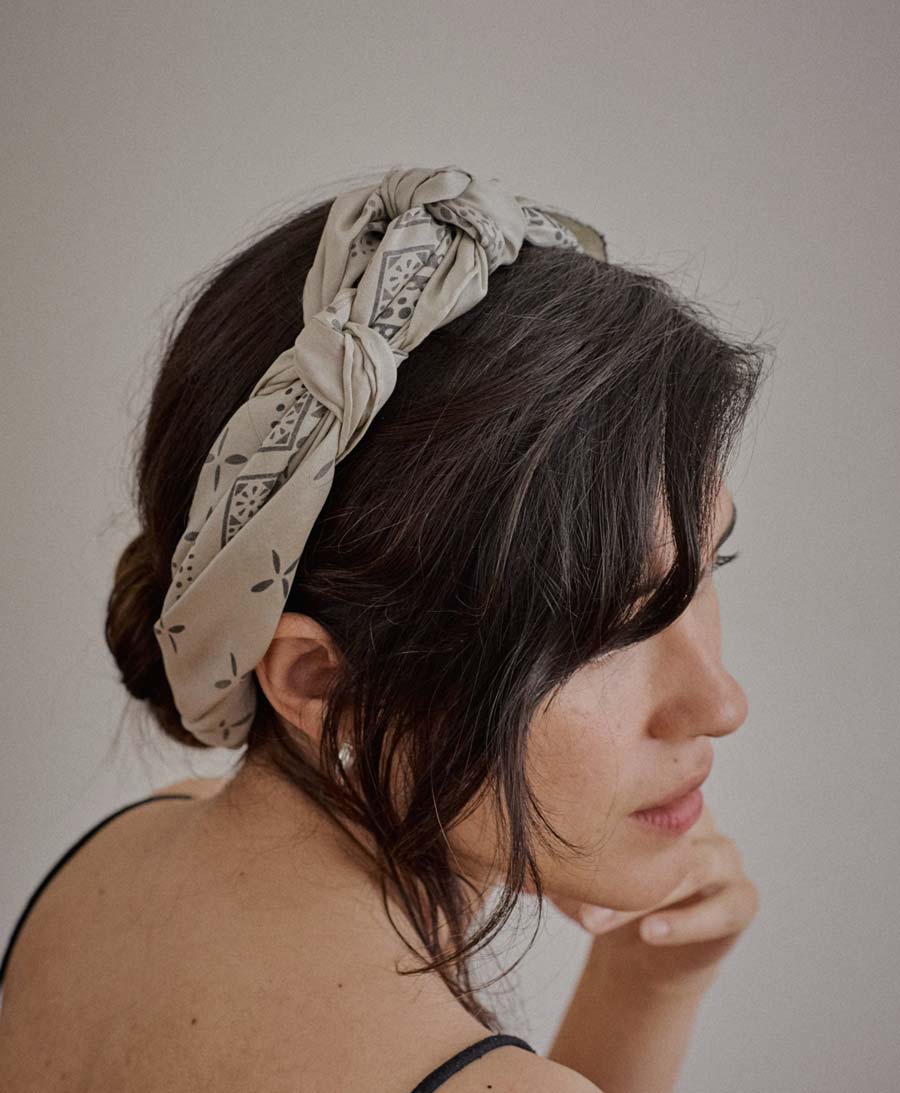 Bandana aus Seide (Lichen) von OZMA - Secondhand - OZMA - clomes