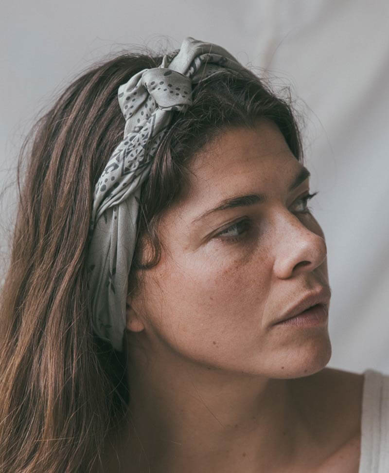 Bandana aus Seide (Lichen) von OZMA - Secondhand - OZMA - clomes