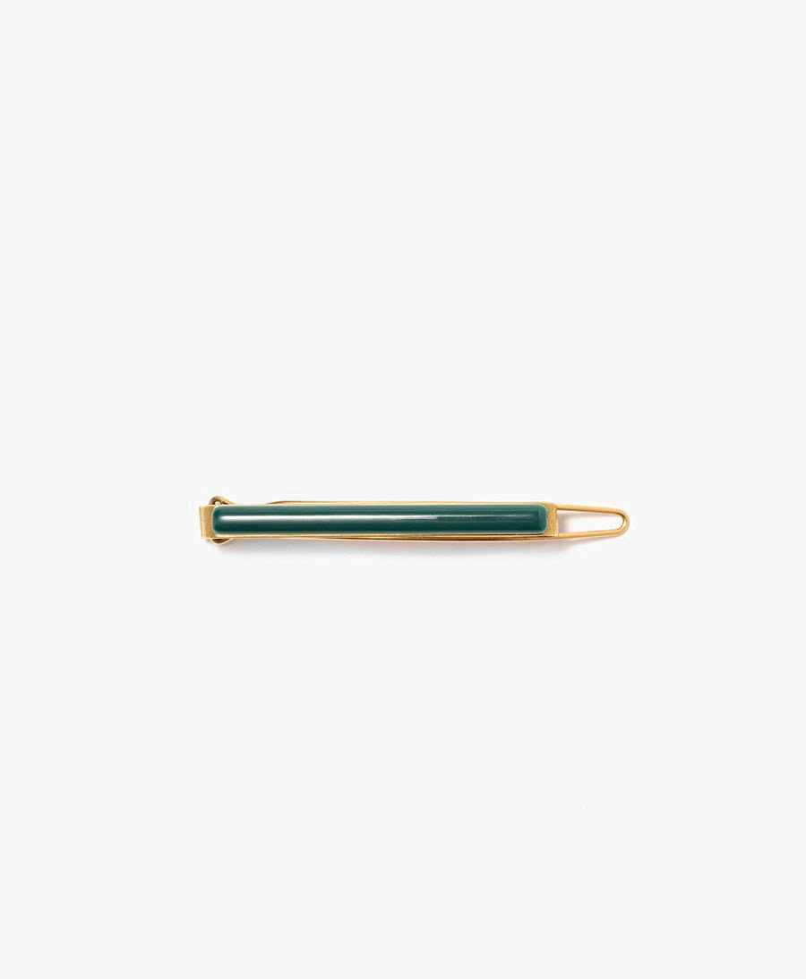 Haarclip - DEEP GREEN BARETTA
