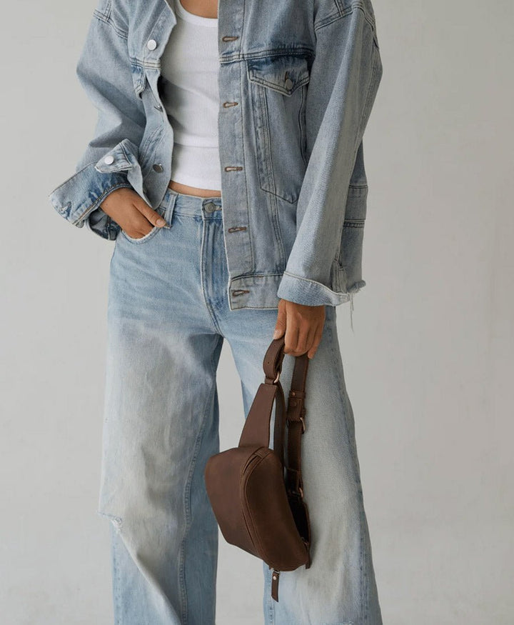 Bauchtasche aus Leder - The Remy Saddle - MANDRN - clomes