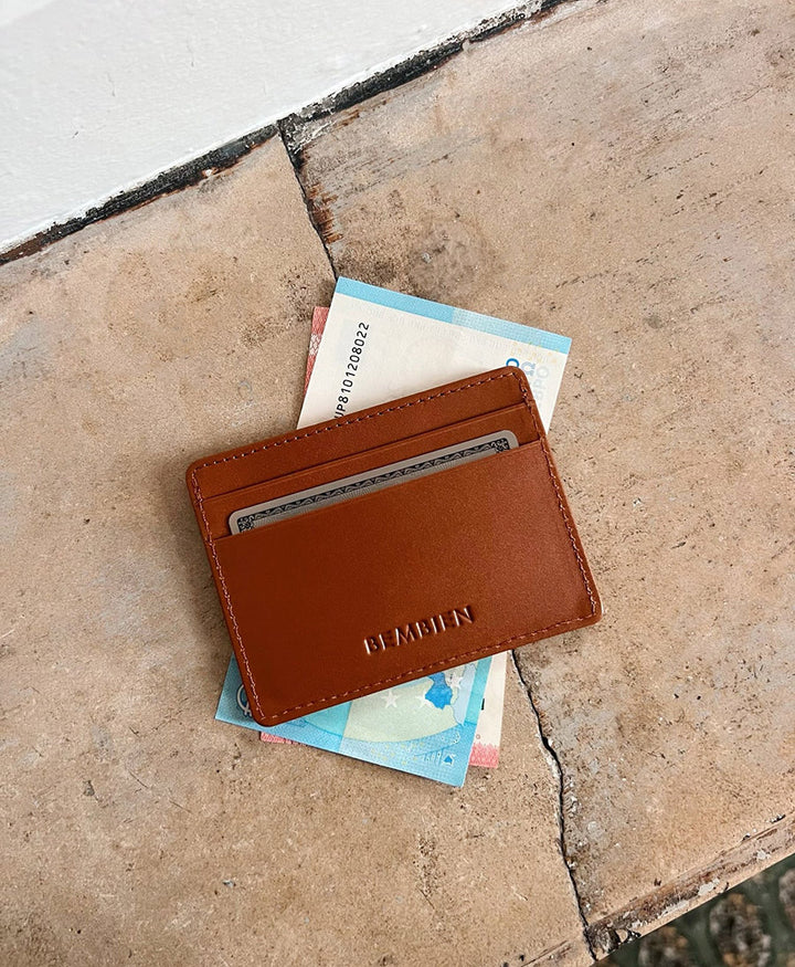 Kartenetui - Card Case "NICO" - Copper x Sienna Check