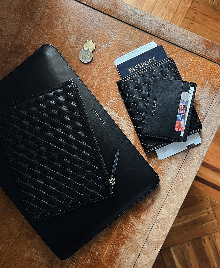 13" Laptop Case "LIA" - Schwarz