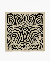 Seidenfoulard Linea Scarf Gross Bembien in Ivory