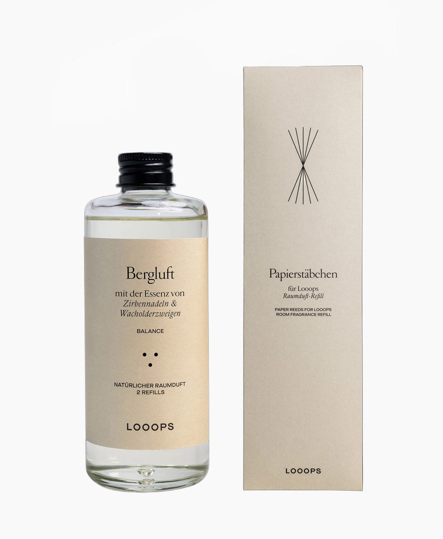 Natürlicher Duftstäbchen Diffusor "Bergluft" Raumduft - Refill (200ml)