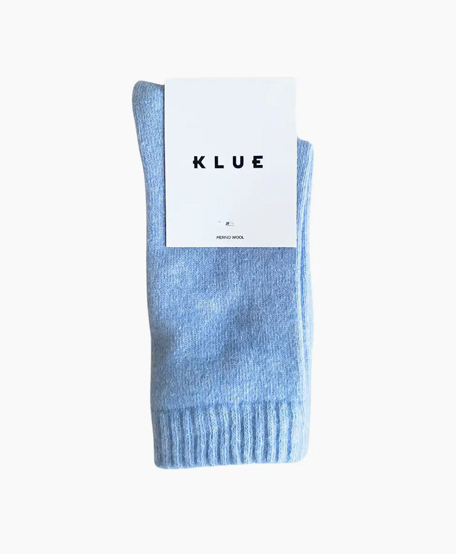 Socken Merinowolle - Himmelblau