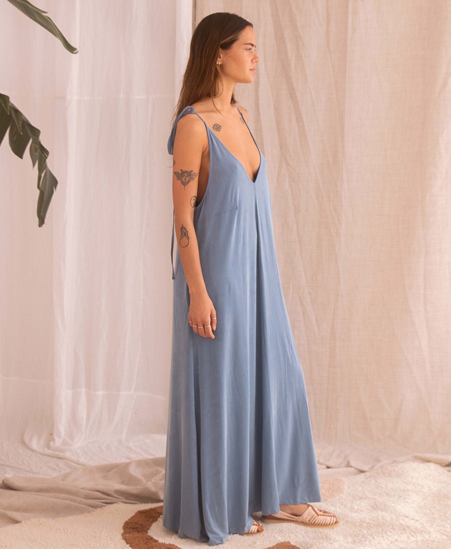 Blaues Kleid von Cossac (S) - Secondhand - COSSAC - clomes