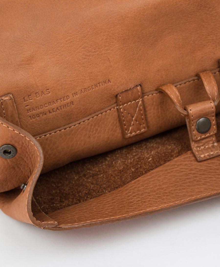 Brauner Lederrucksack - Secondhand - Le Bas - clomes