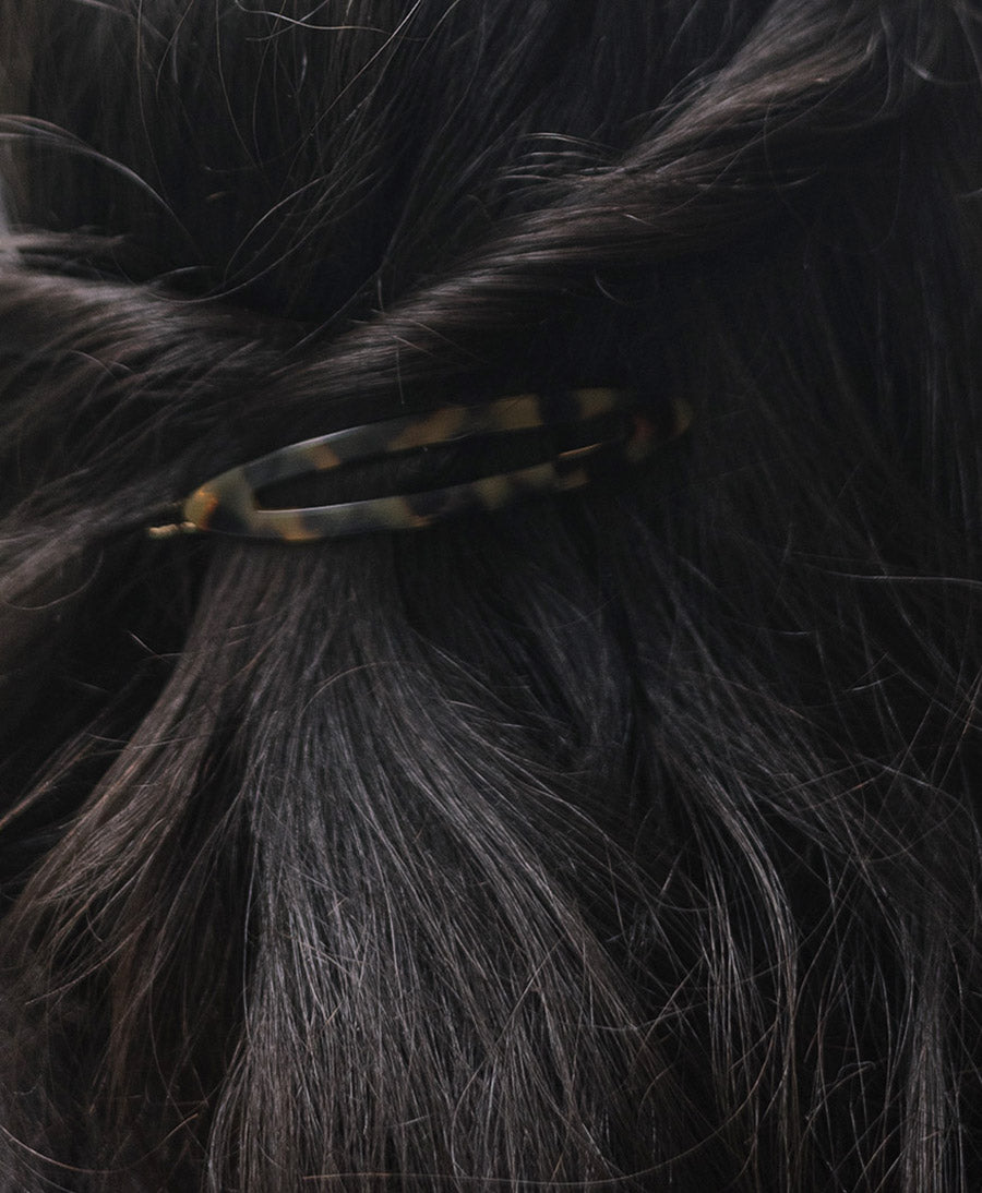 Haarclip FELICITA aus Acetat - Tortoise