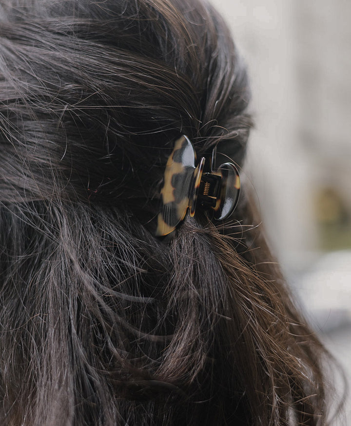 Haarklammer CARMELLA (M) aus Acetat - Tortoise