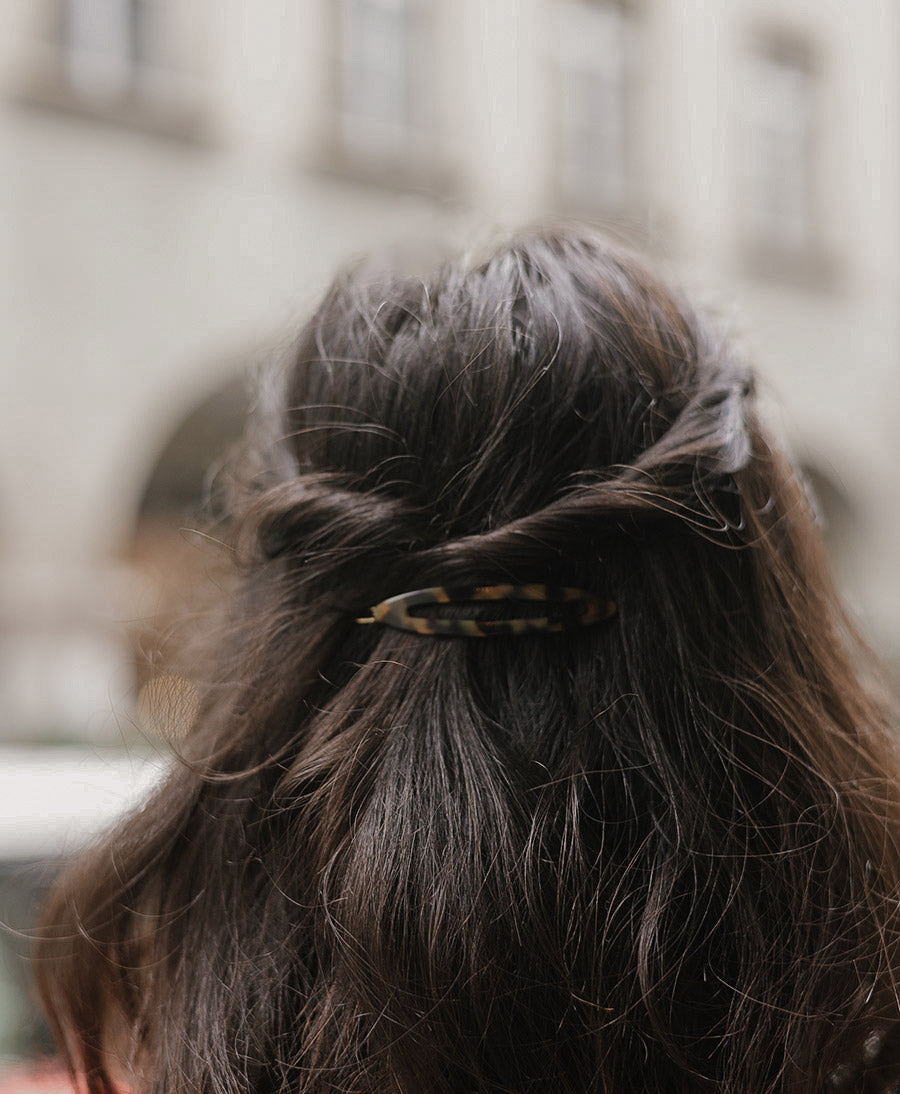 Haarclip FELICITA aus Acetat - Tortoise