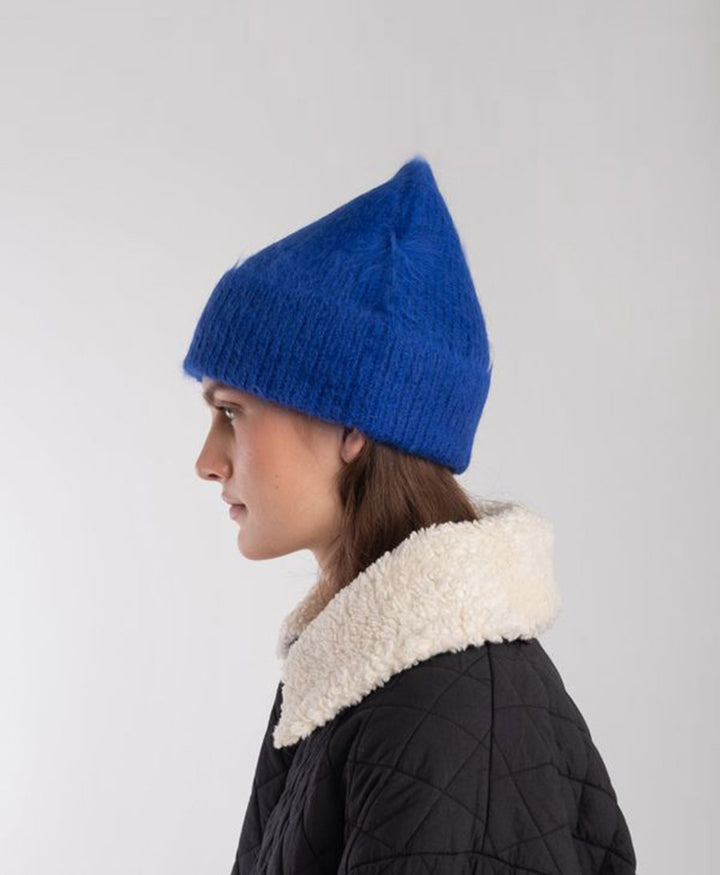 Strickmütze - Electric Blue Brushed Rib Hat