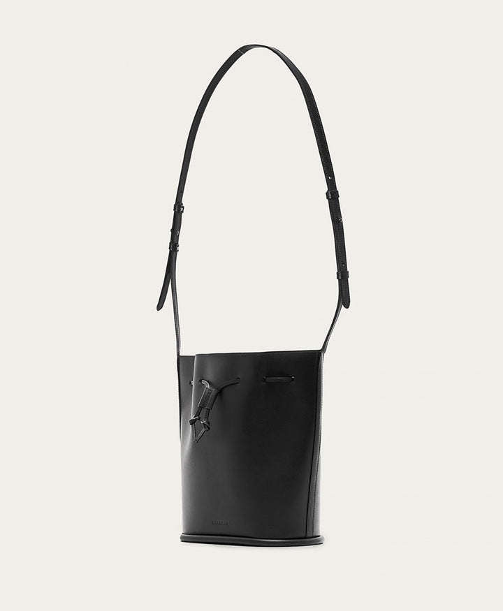 Bucket Bag aus Leder "Dli" - Schwarz - Balagan - clomes
