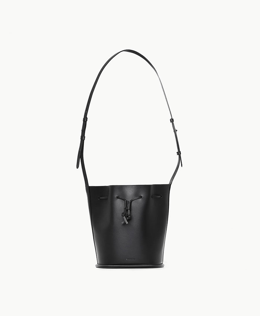 Bucket Bag aus Leder "Dli" - Schwarz - Balagan - clomes