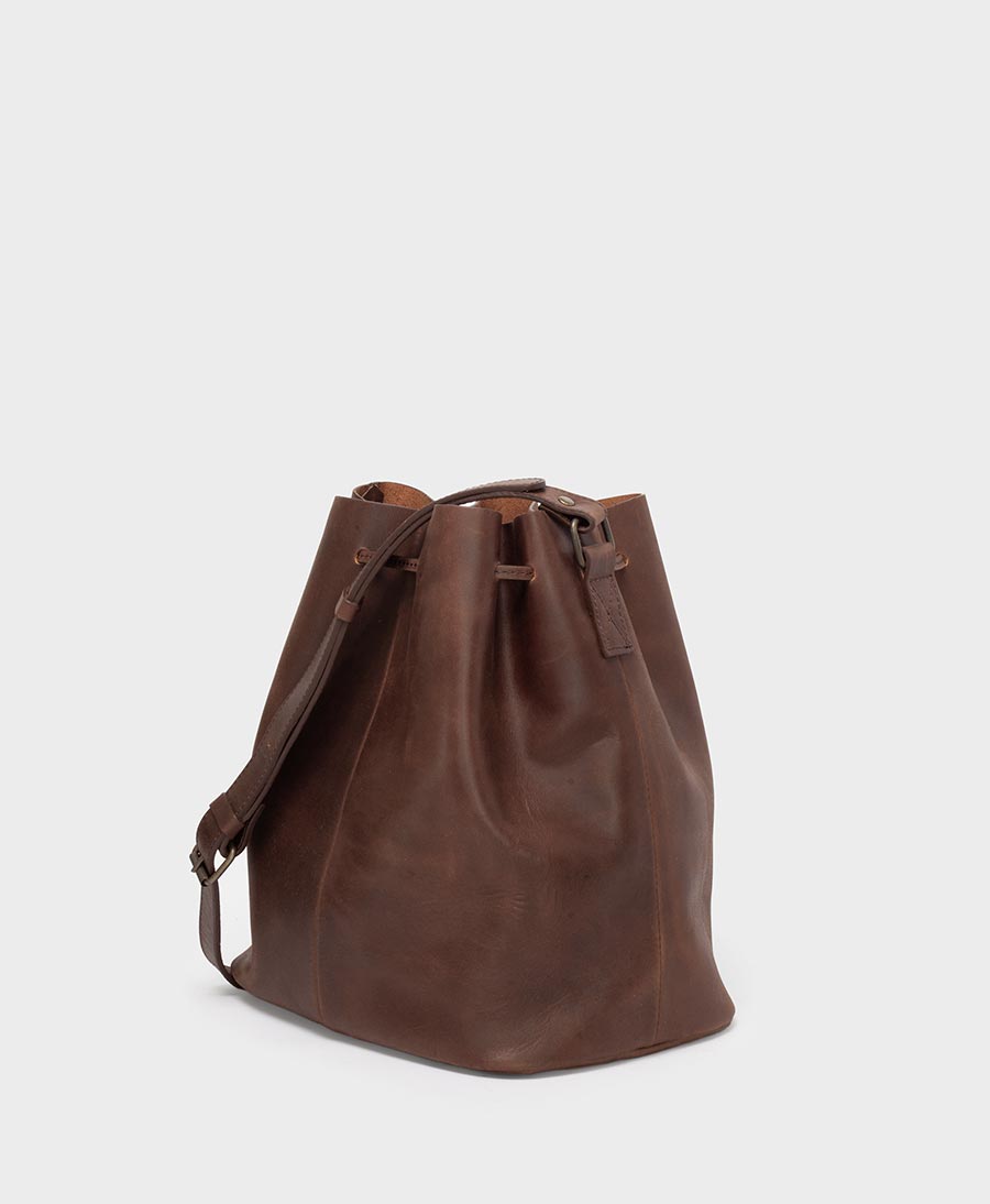 Bucket Bag - Dunkelbraun - PARK - clomes