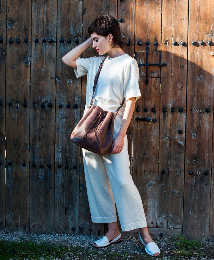 Bucket Bag - Dunkelbraun - PARK - clomes