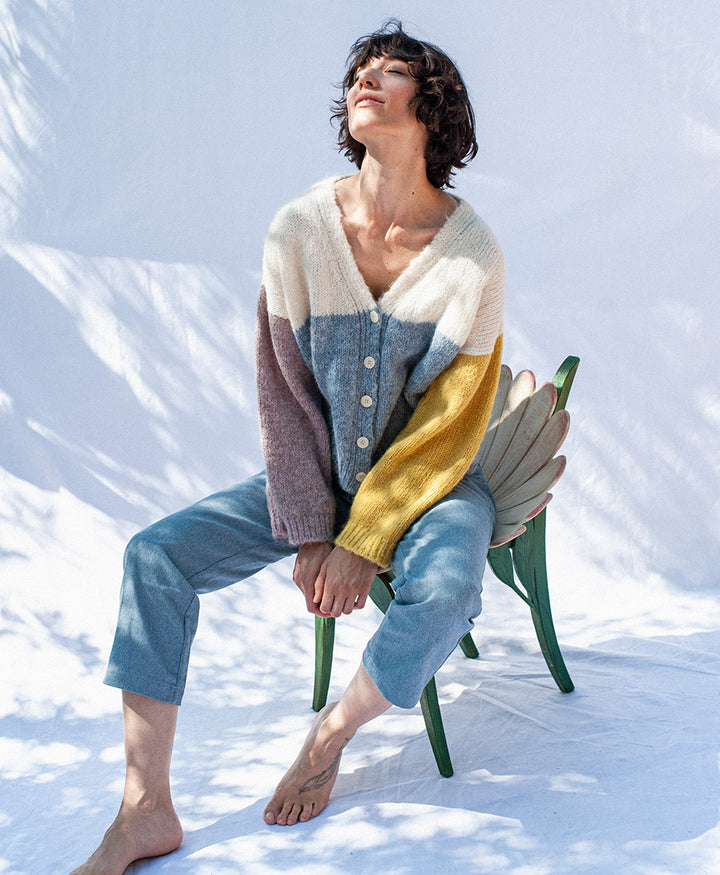 Strickjacke Cardigan DELTA - Sky & Sun