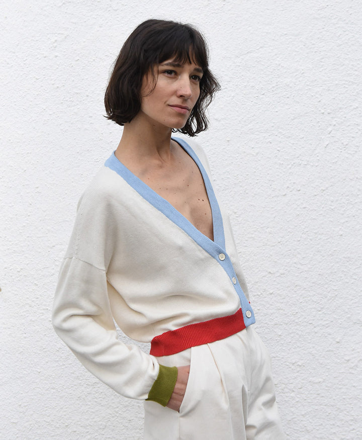 Mika Cardigan - Mehrfarbig