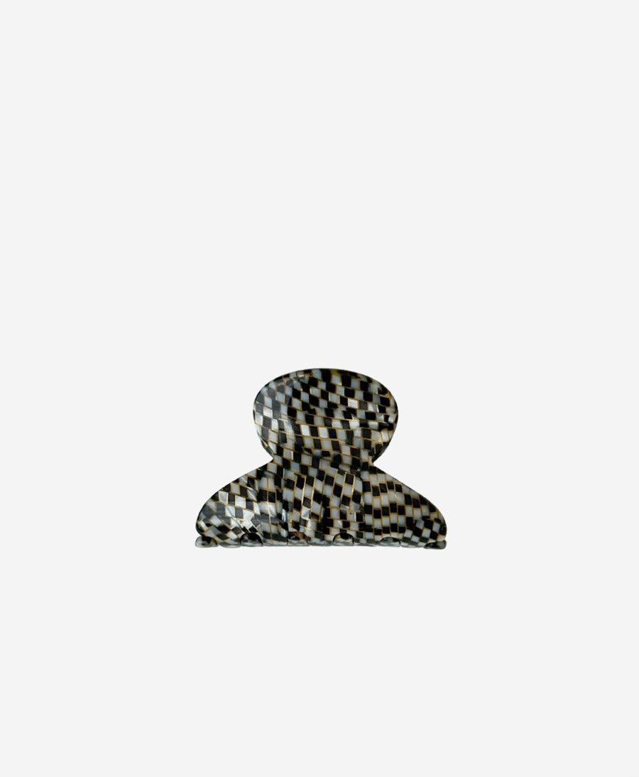Mini Haarklammer CARMELLA (S) aus Acetat - Mosaik