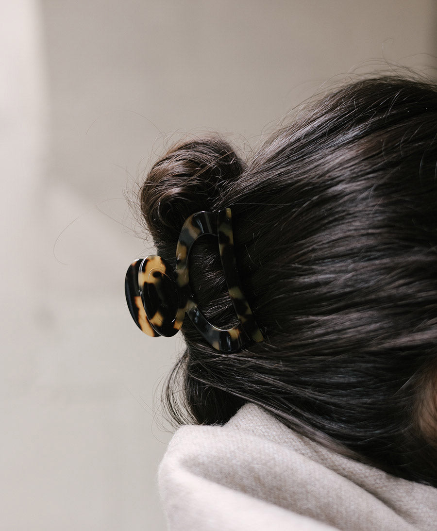 Haarklammer CATA aus Acetat - Tortoise