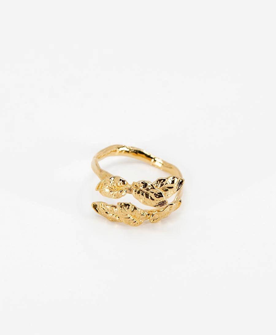 Lygia Medium Ring vergoldet - verstellbar - Elise Tsikis - clomes