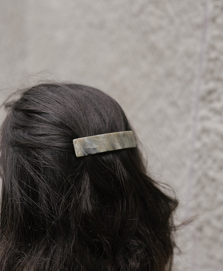 Haarspange CLEA aus Acetat - Salbei
