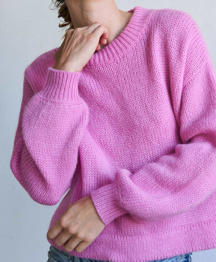 Strickpullover Cliff Sweater - Pink