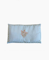 Augenkissen Eye Pillow Raha Embroidery Yoomee in Hellblau