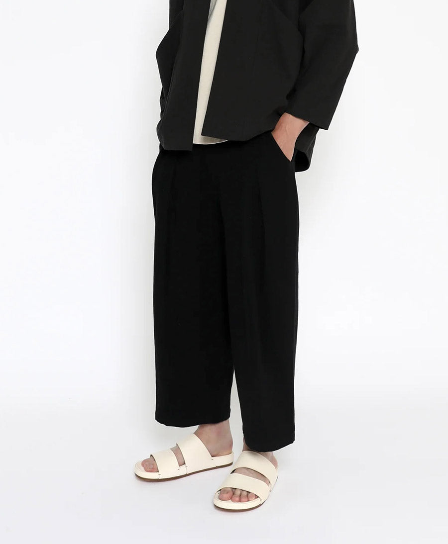 Schwarze Hose "Pleated Trousers" von 7115 by Szeki (XS) - Secondhand