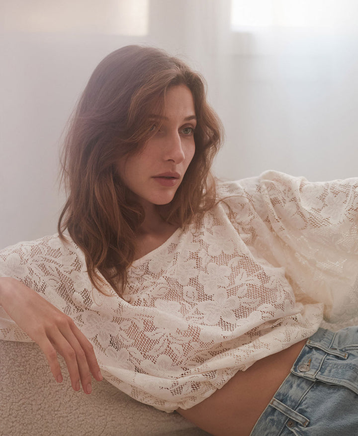 Bluse "Boho Blouse" - Ecru