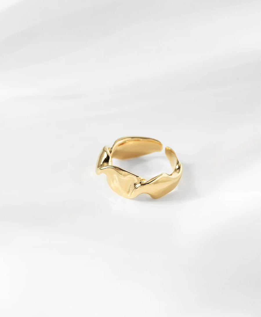 Venus Fingerring vergoldet