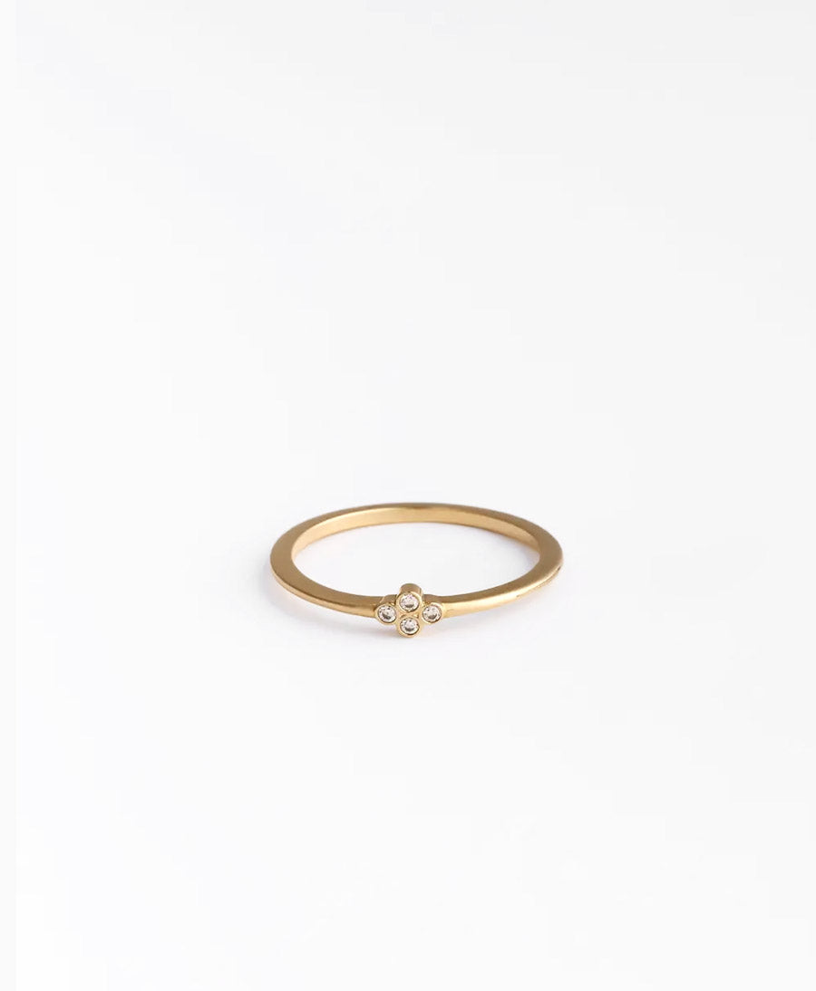 Fingerring vergoldet - Brise