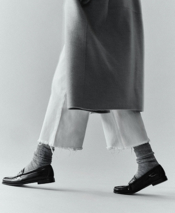 Alpaka Socken - Grau meliert