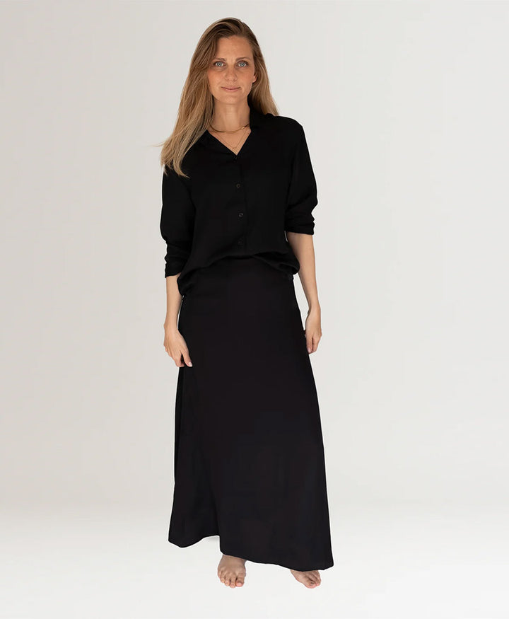 Bluse / Hemd  FLOWY SHIRT - Schwarz