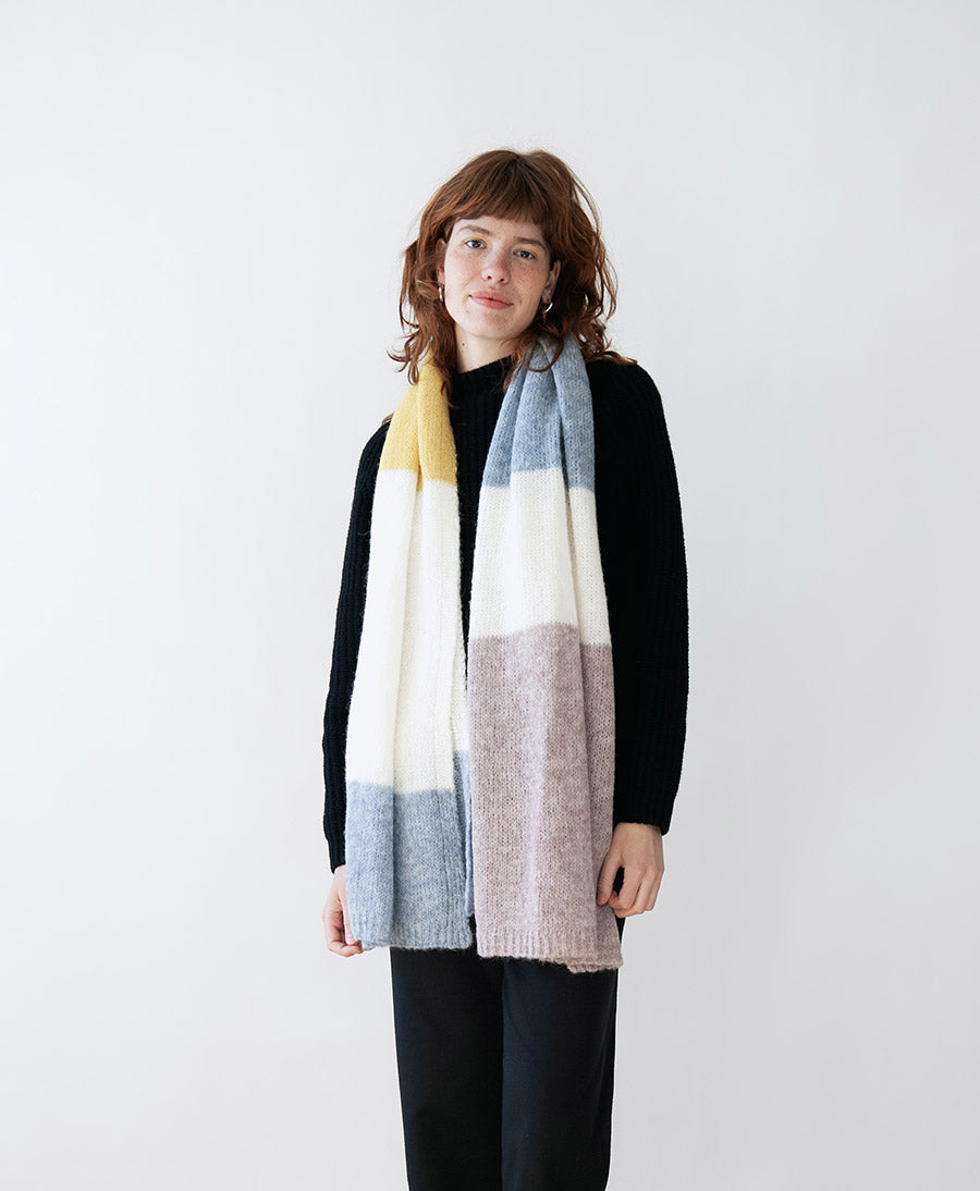 Strickschal DELTA - Sky & Sun