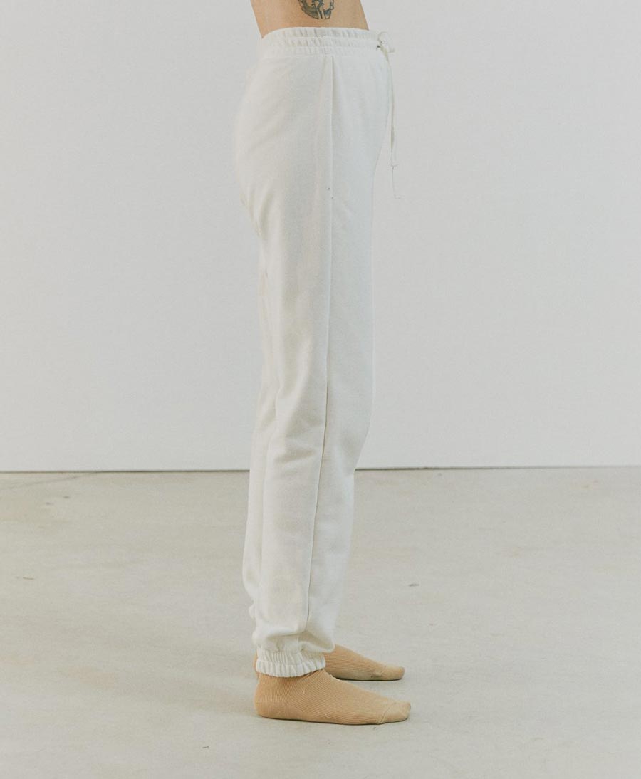 Dew Trainerhose / Sweatpants aus Bio - Baumwolle - Ivory - By Signe - clomes