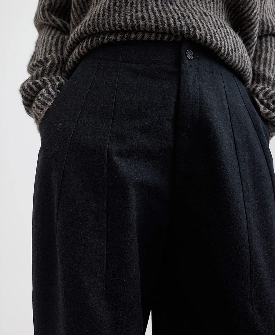 Dunkelblaue Hose "Pleated Trousers Fall Edition" von 7115 by Szeki (XS) - Secondhand